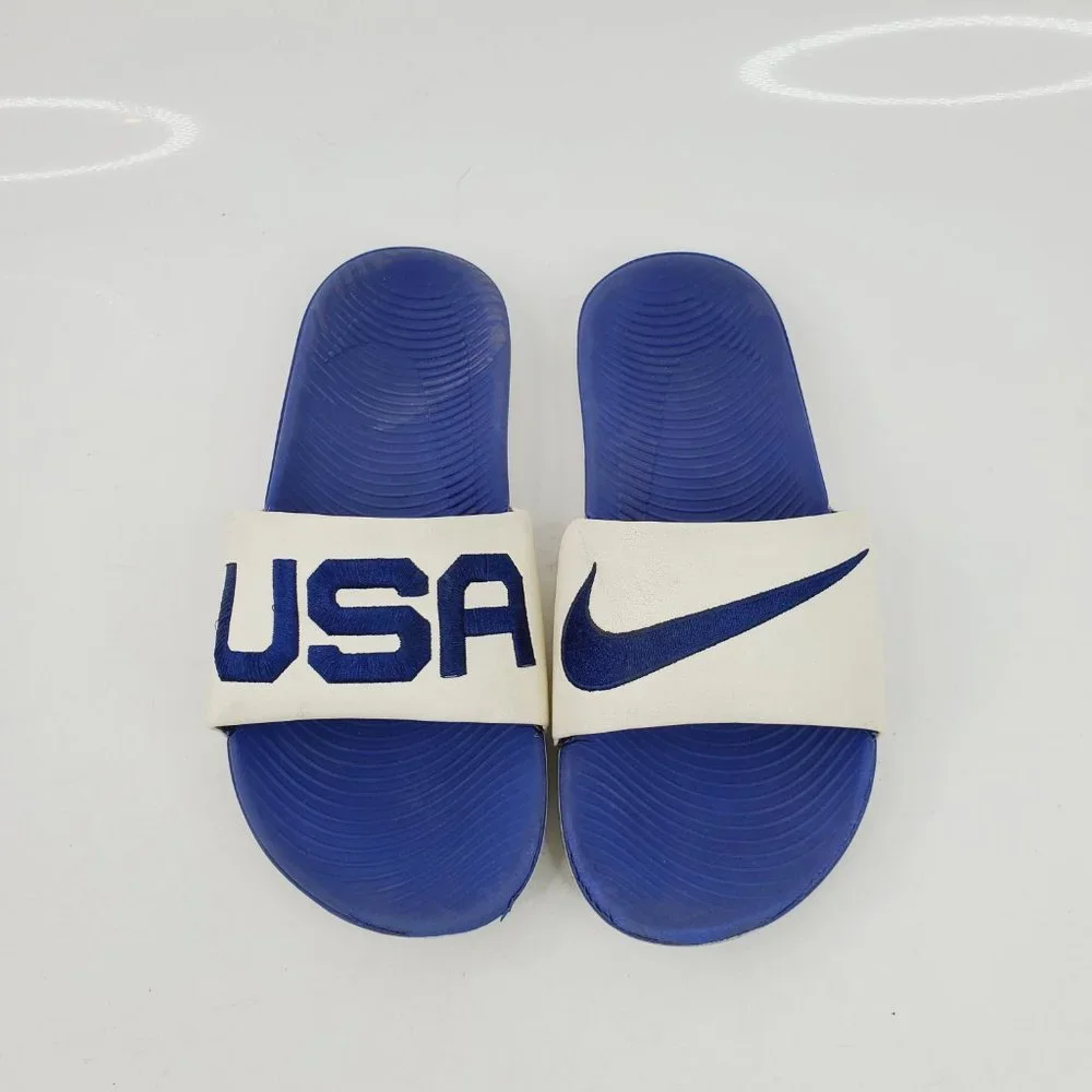Nike Men's Blue White Offcourt US Team 